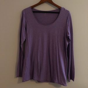 Gap Purple Long-Sleeve Top